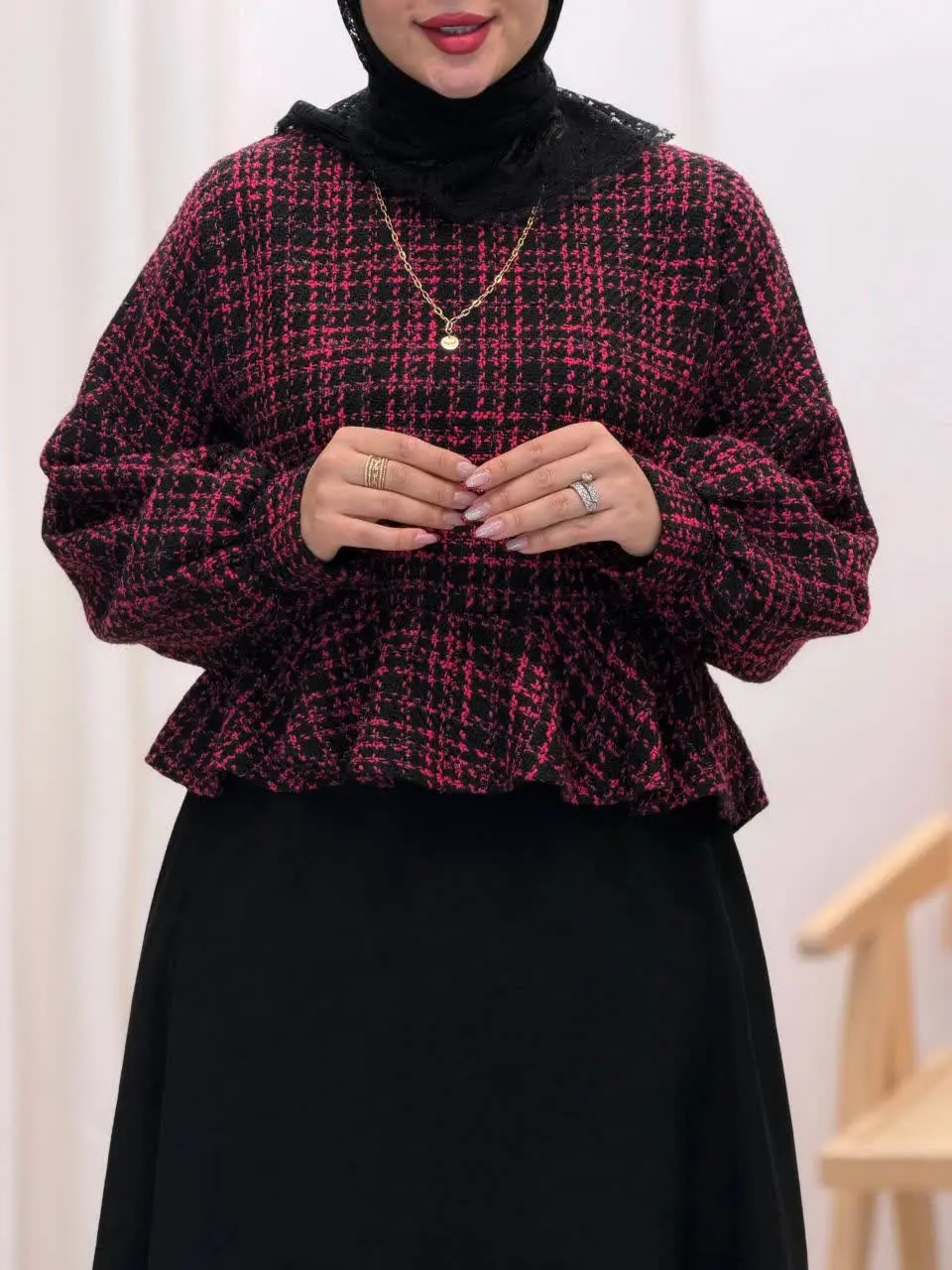 3905-کت و دامن شانی (ارسال از 27 آذر)